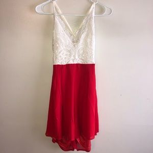 SheIn Open Back Romper